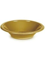 BOWL PL ASTIC  20CT GLITTERING GOLD