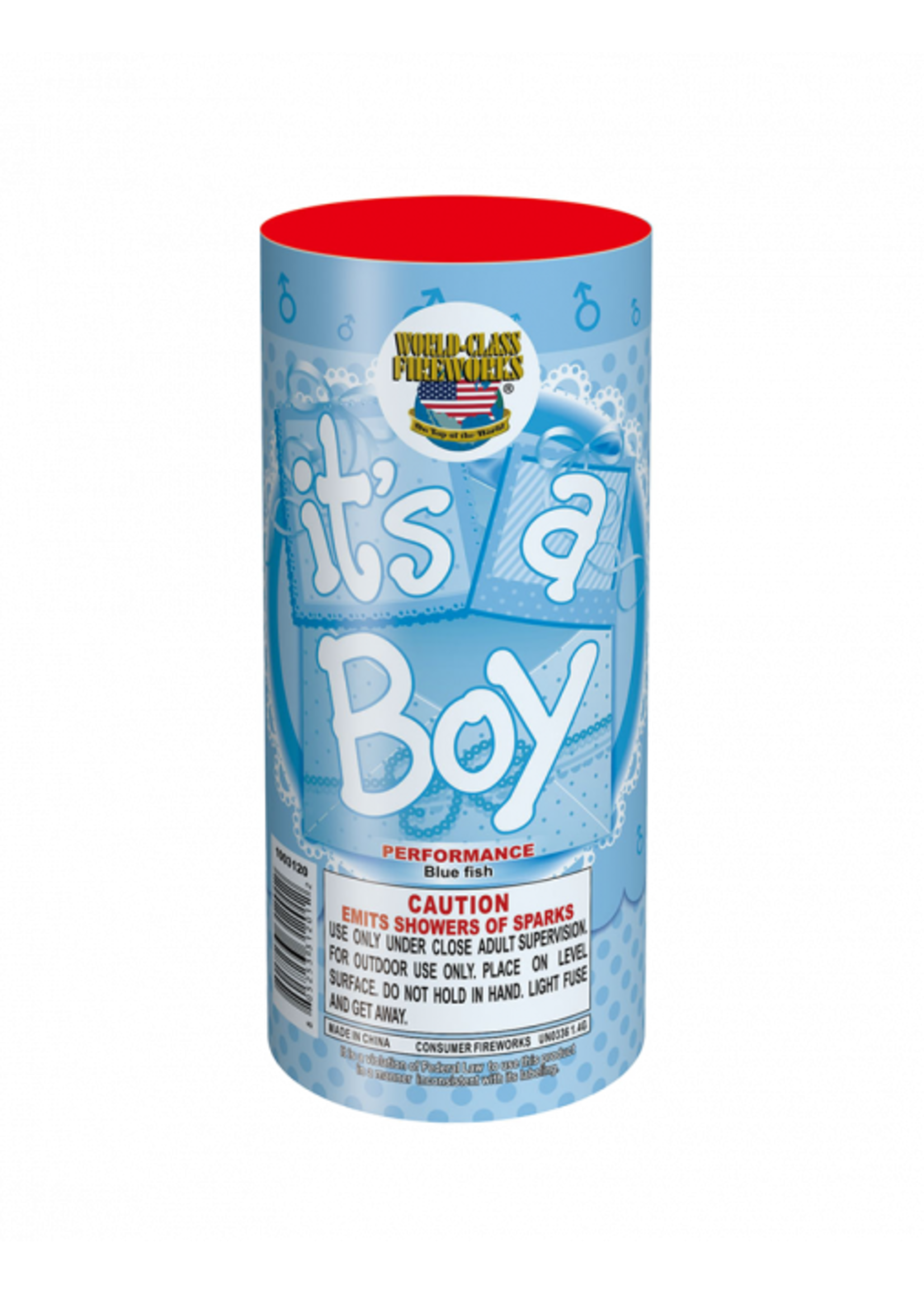It’s a Boy throwing tube confetti