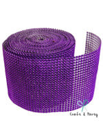 Purple Plastic Net Decorations 4.5"x10YDS
