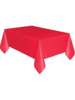 RED BASIC TABLECOVER 54X108 IN