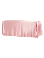 Satin rectangular 90x132 tablecloth dusty rose/ muave