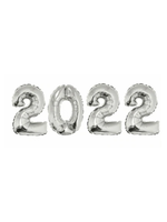 16" 2022 Silver Balloons