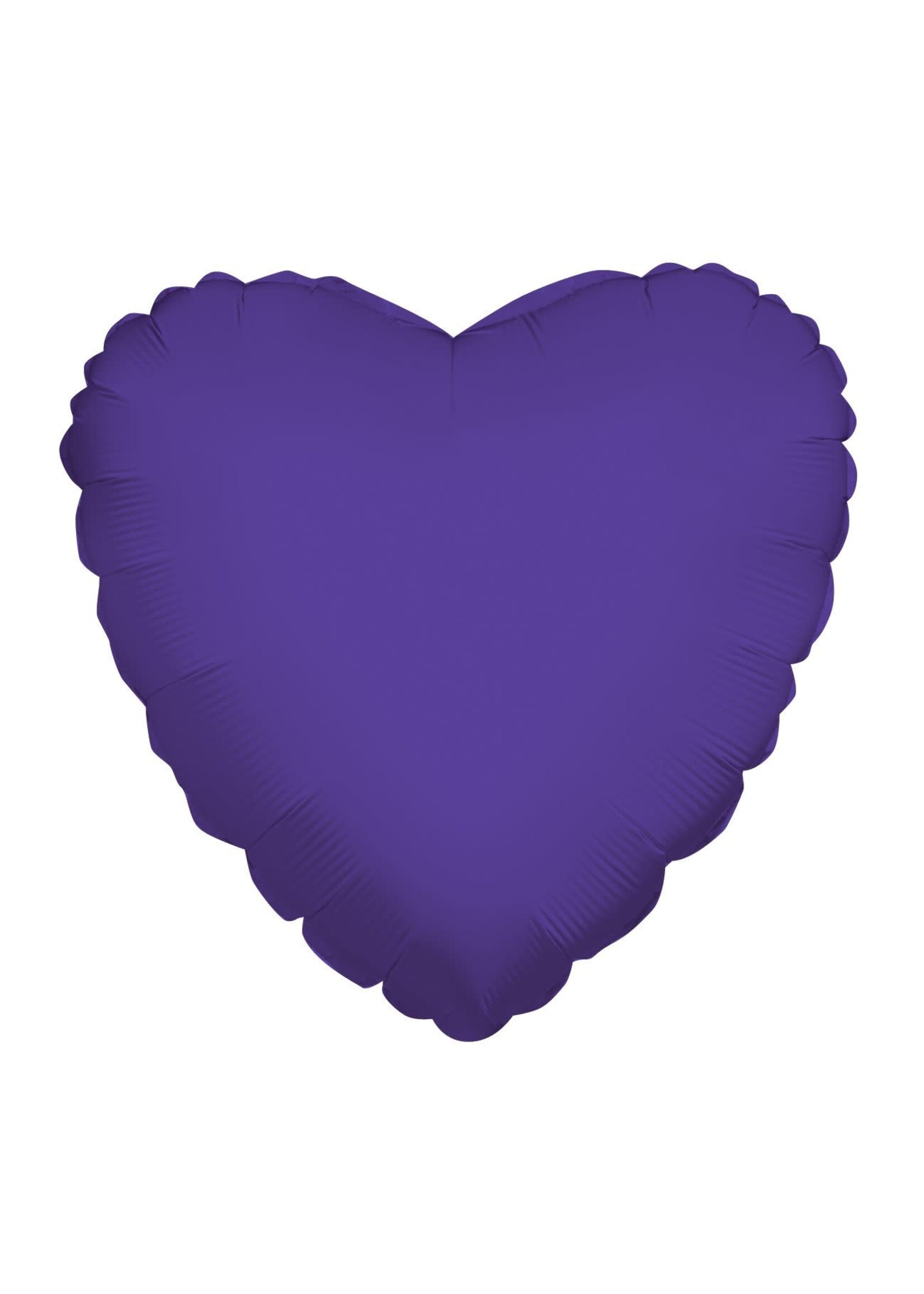 18" Purple Heart shiny