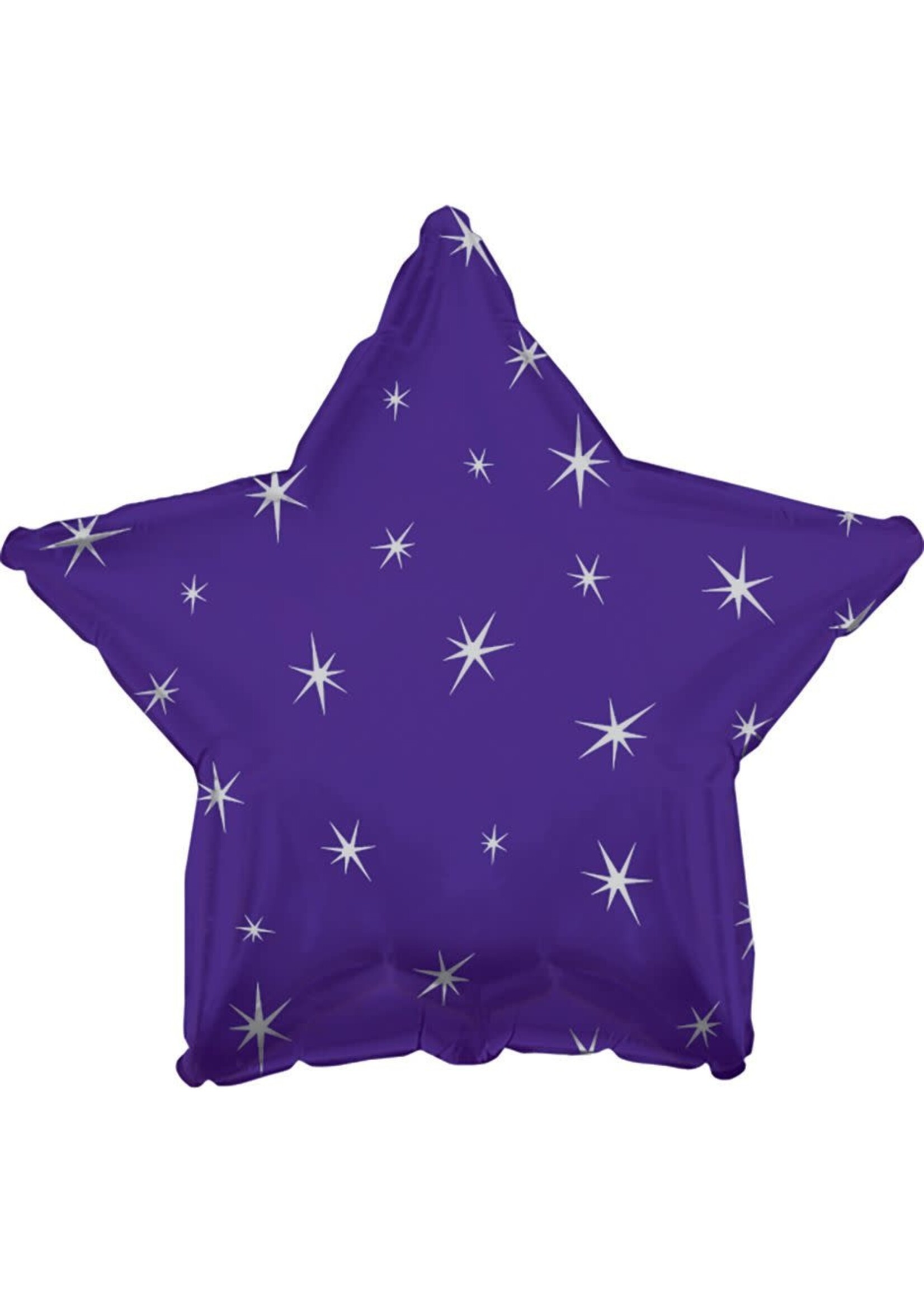18" Purple Sparkle Star