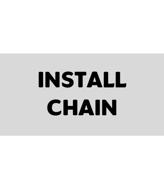 THE GRIND Install chain