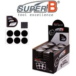 Super B GLUELESS PATCH KITS BOX OF 60 COUNTER DISPLAY BOX
