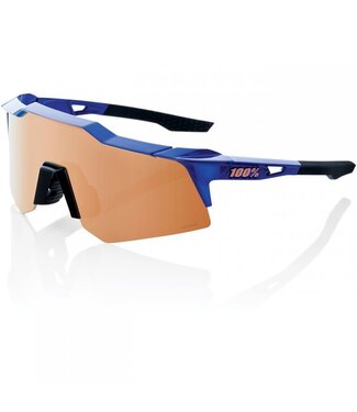 100% 100% SPEEDCRAFT XS - Gloss Cobalt Blue - HiPER Copper Mirror