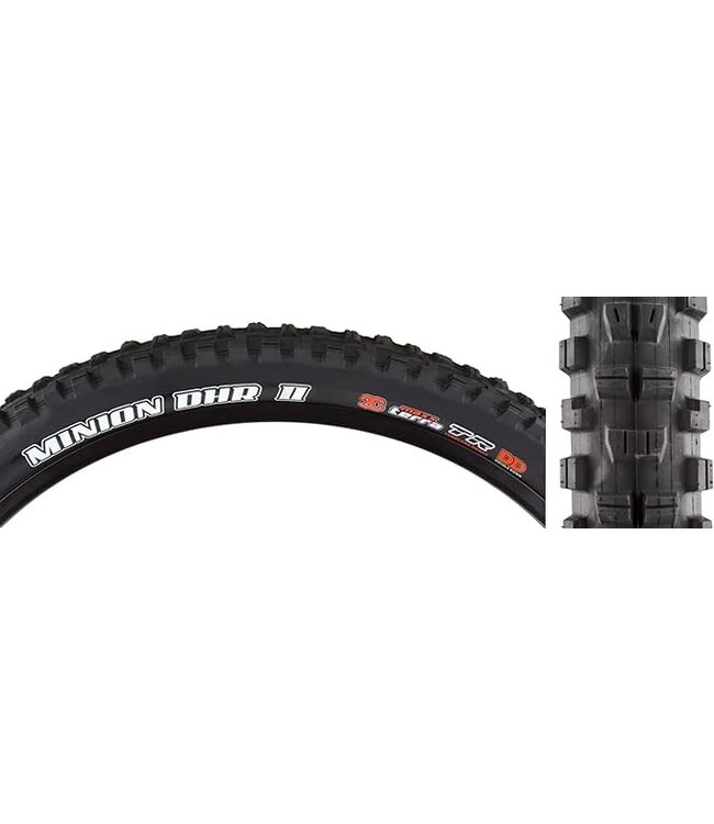 MAXXIS Minion DHR II - 27.5 X 2.40 WT Folding DD 2X120TPI 3C MaxxGrip TR Â»