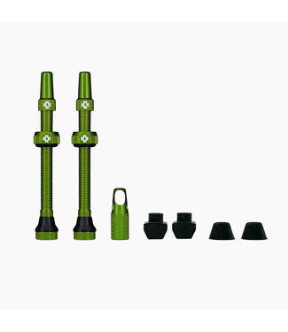 Muc-off Muc-Off Tubeless Valve Kit: Green fits Road and Mountain 60mm Pair