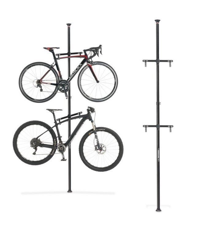BIKE TOWER 15 FLOOR TO CEILING 2 BIKE TELESCOPIC BIKE STAND Mordy Bikes Kew Bikes
