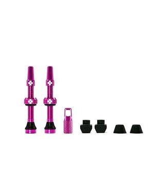 Muc-off Muc-Off V2 Tubeless Valve Kit - Pink 44mm Pair