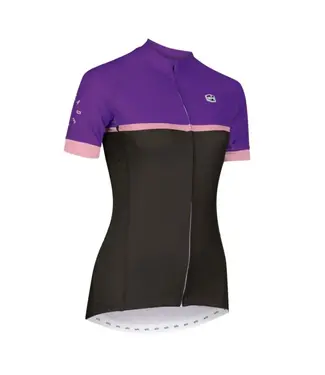 Solo SOL Jersey W's Cadence s/sl - purple/charcoal black M