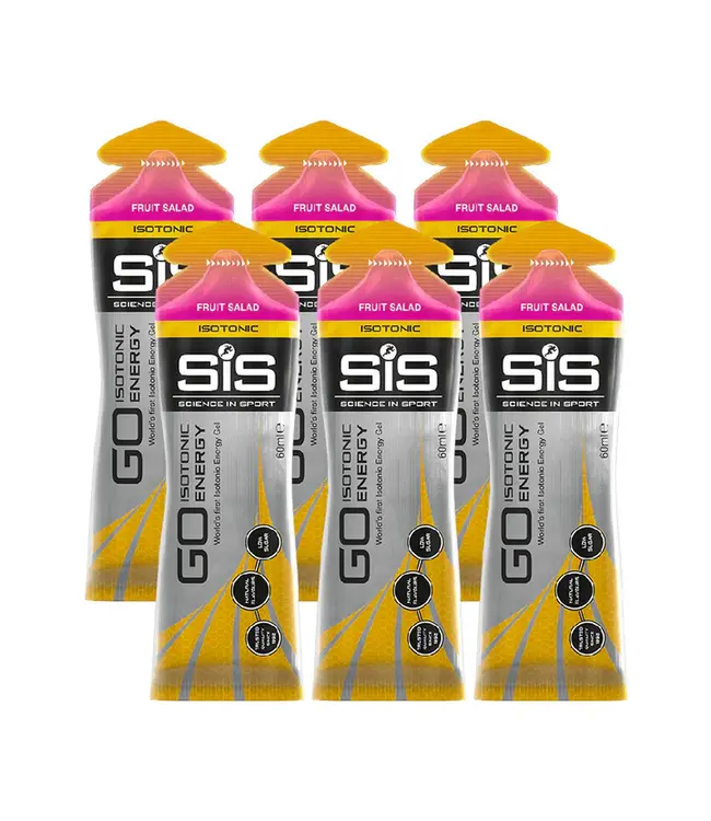 Science In Sport NUTRI SIS GO Gel - Fruit Salad - 6pk