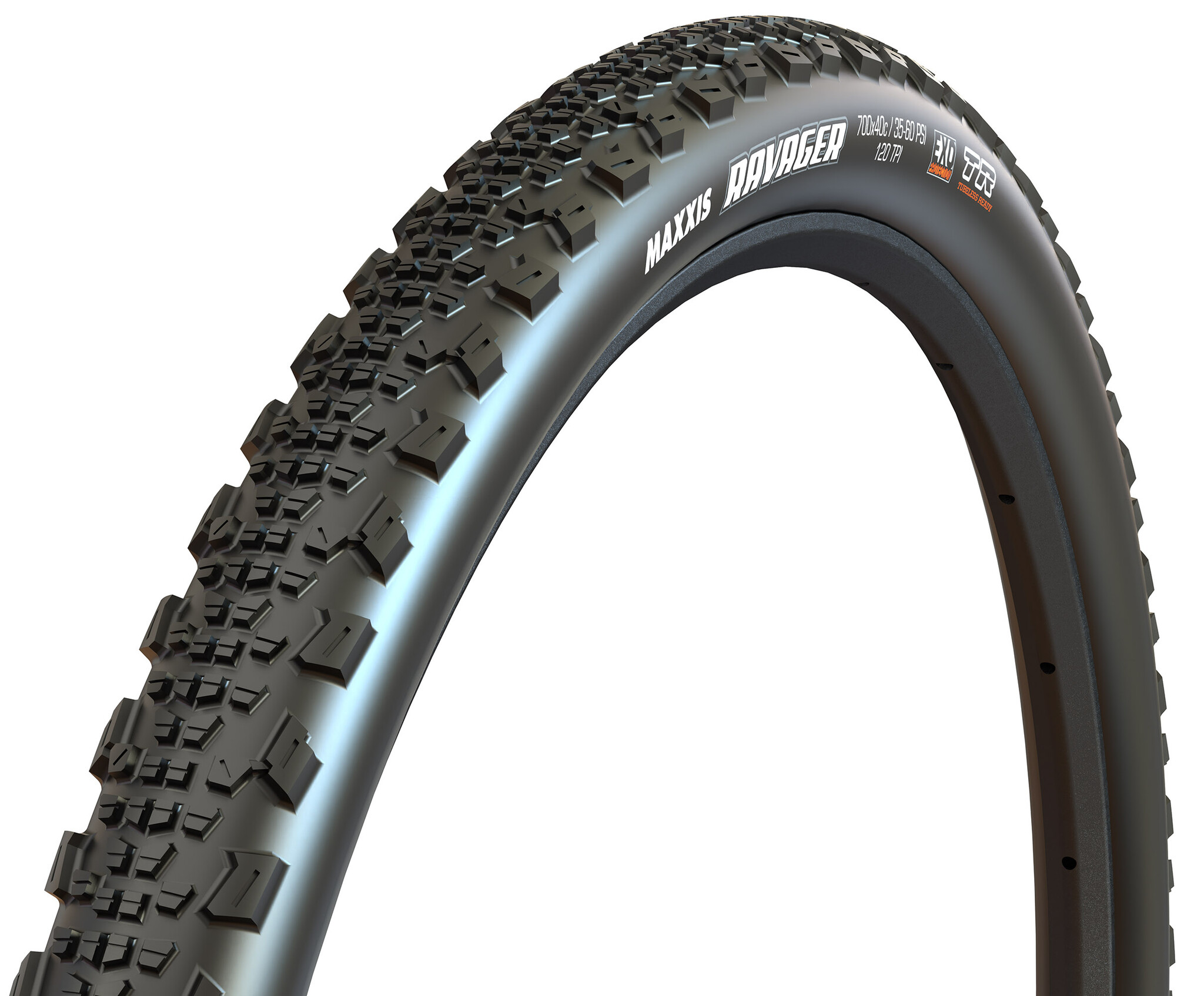 Maxxis Ravager Tire 700 x 50 Tubeless Folding Black Dual EXO Mordy Bikes Kew Bikes