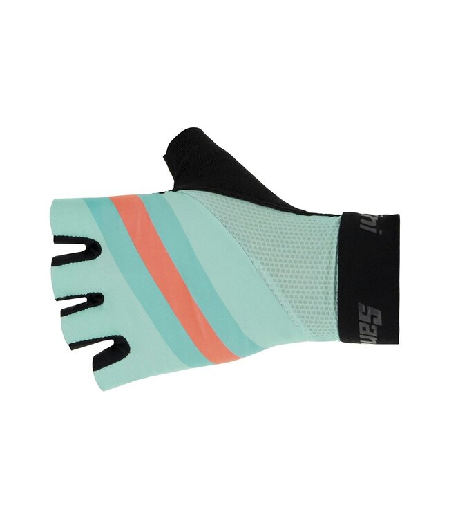 SANTINI SMS BENGAL GLOVES LONG FIT AQUA, Extra Large