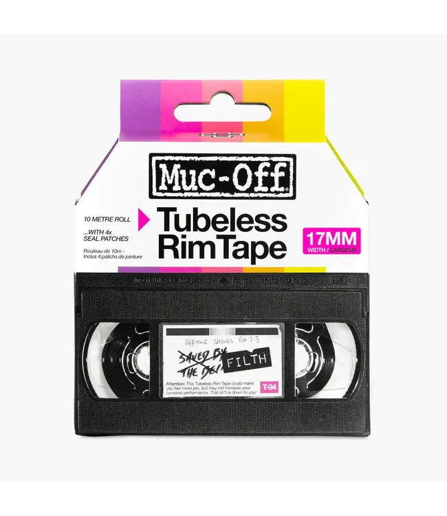 Muc-off MUC-OFF RIM TAPE 10M ROLL 17MM BOXED