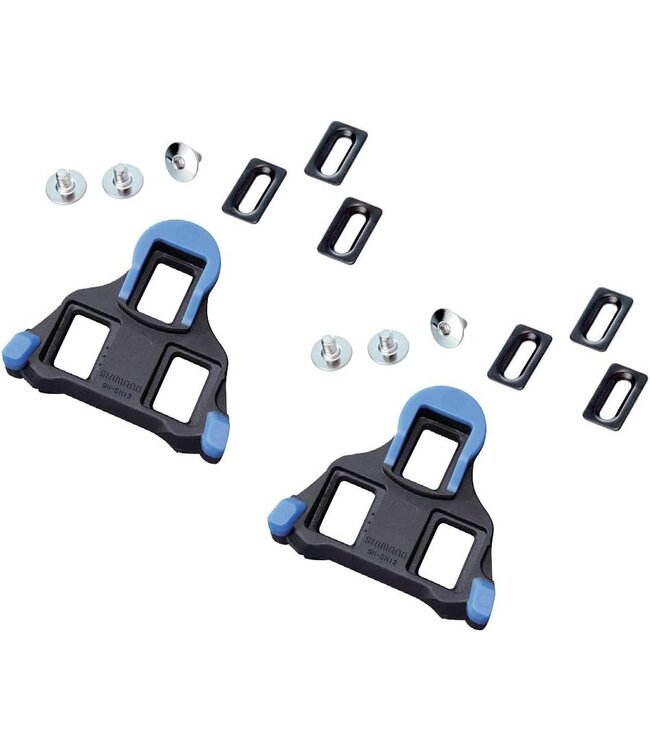 SHIMANO SHIMANO SM-SH12 SPD-SL CLEAT SET FRONT CENTER PIVOT - BLUE REPLACES Y40B98140