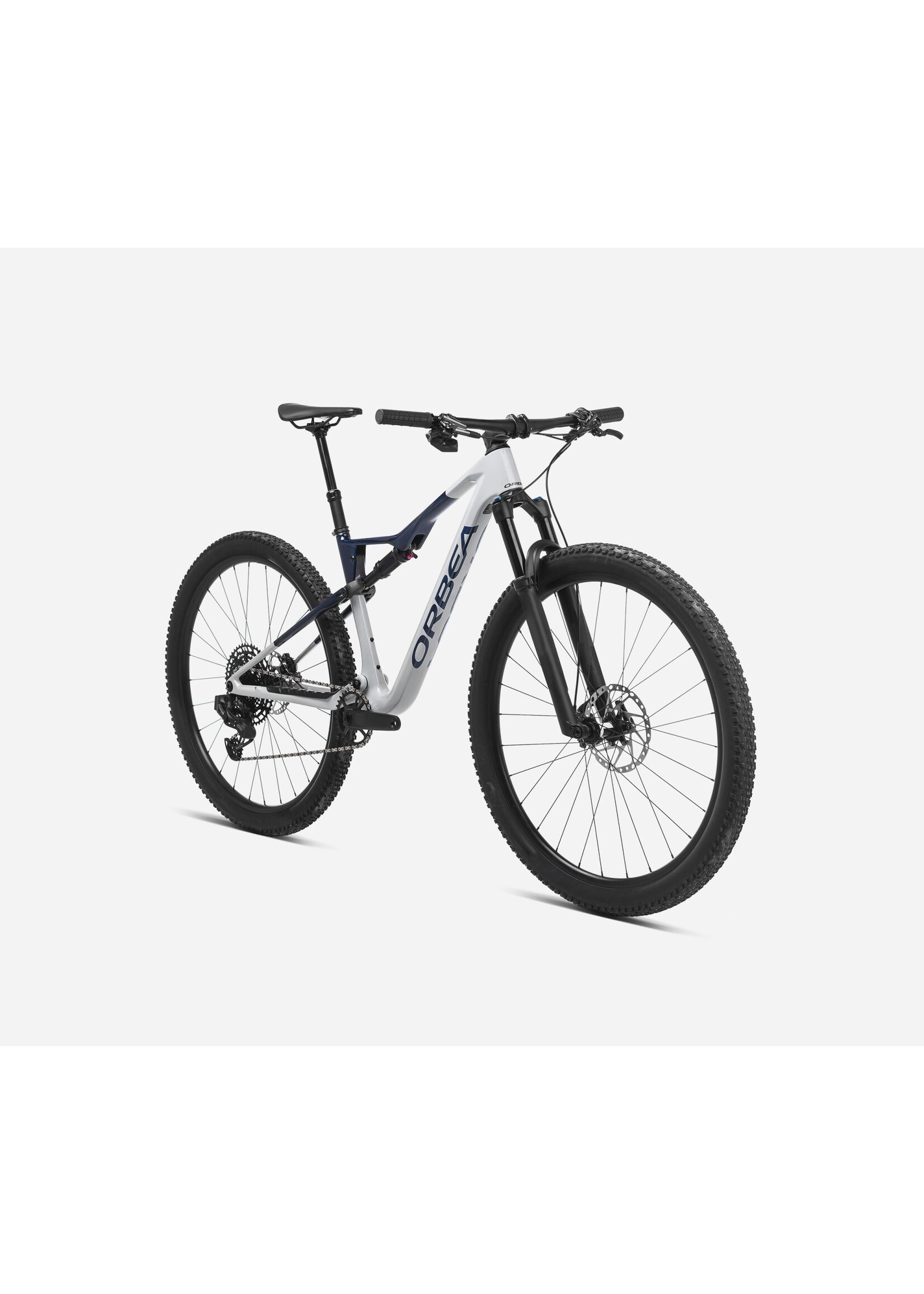 Orbea ORBEA OIZ M30 HALO SILVER BLUE CARBON VIEW 2023