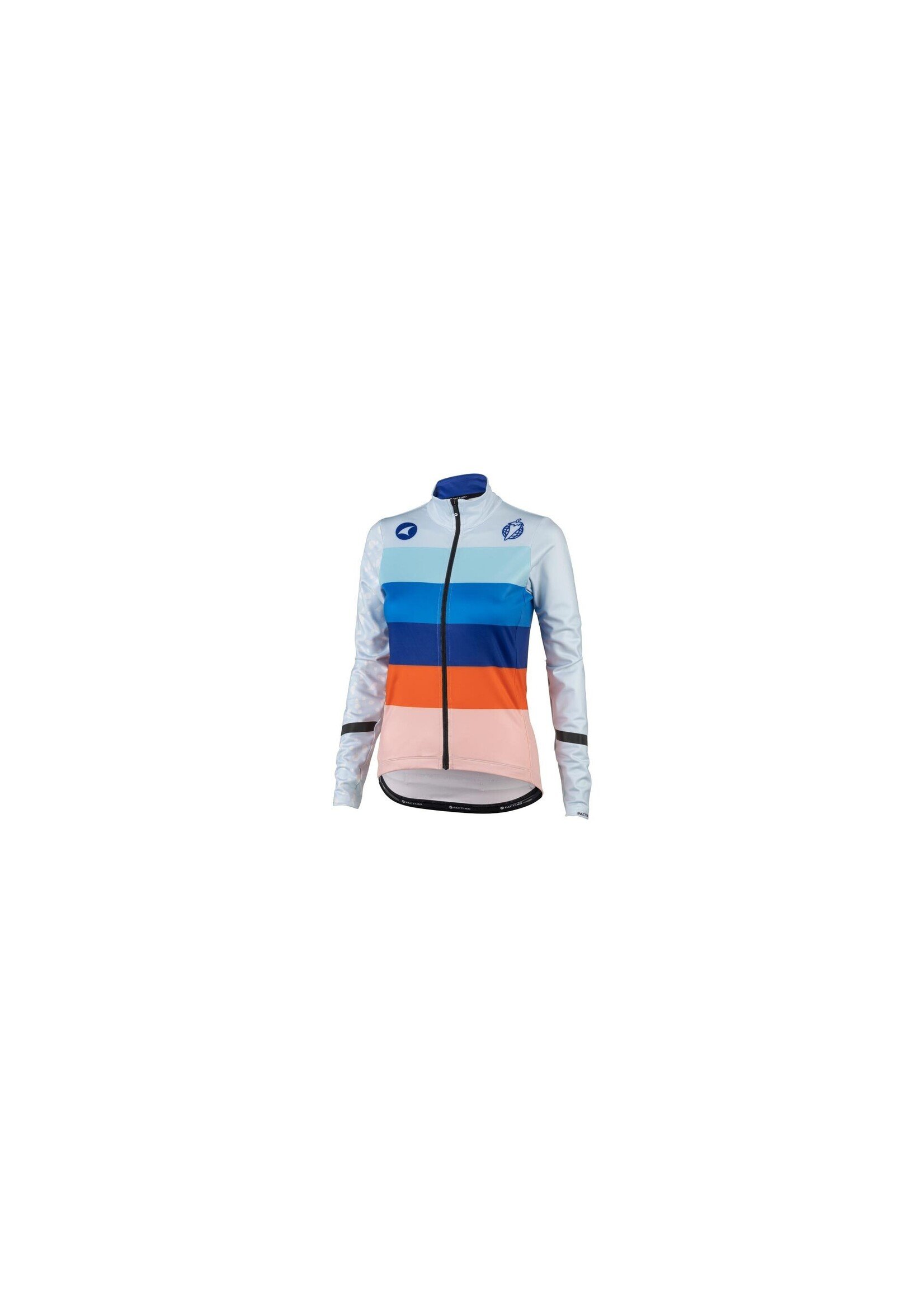 Salsa Cycles SALSA Arctica Long Sleeve Womens Light Blue W/Stripes