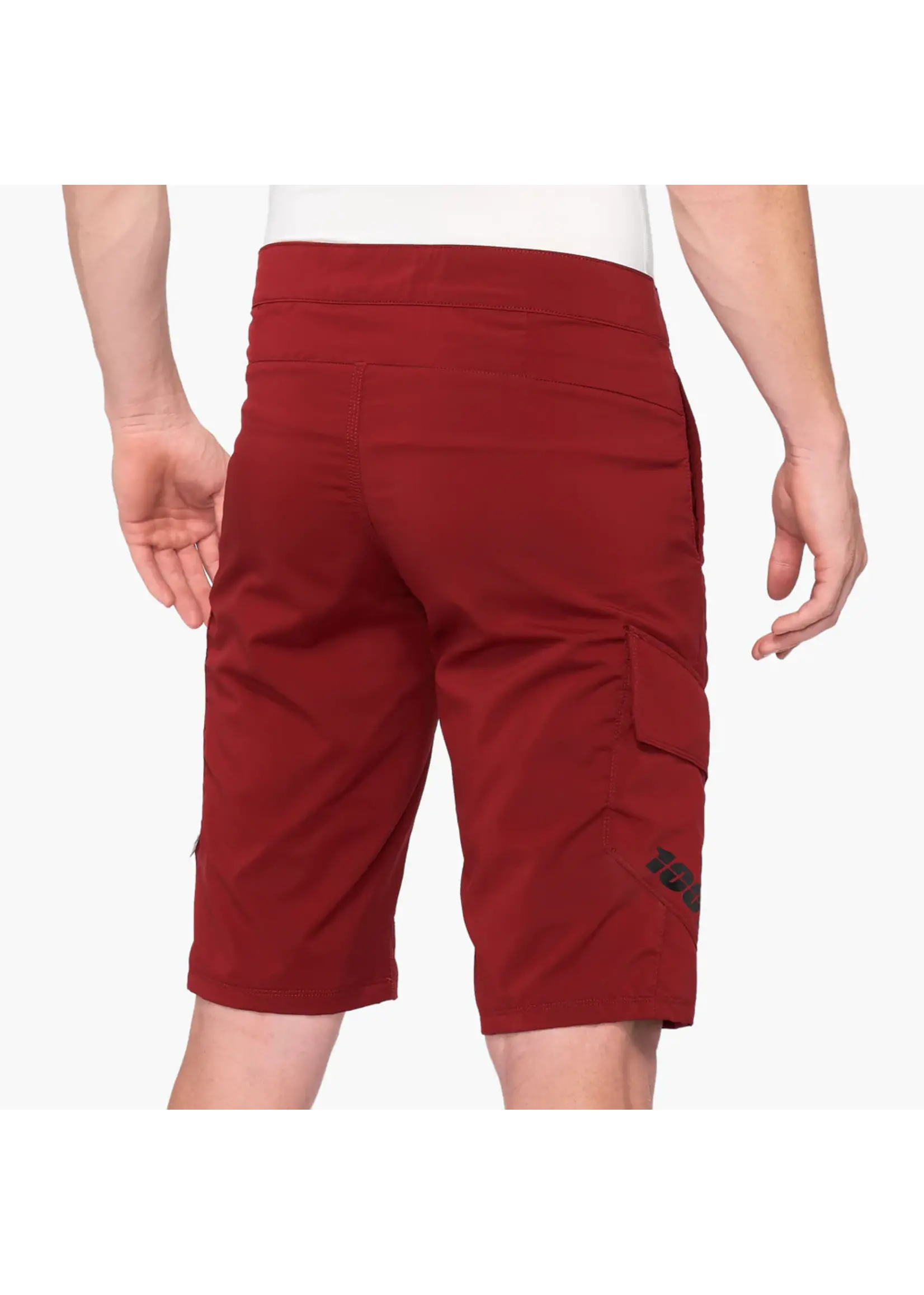 100 Percent 100% Ridecamp Short Bbrick Red