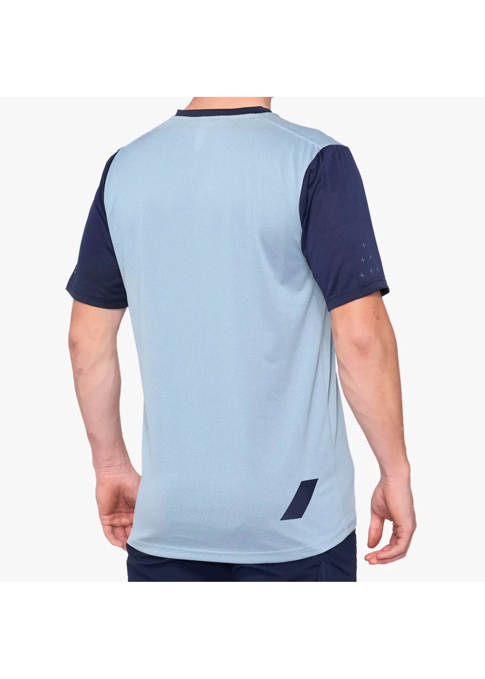 100 Percent 100% Ridecamp All Mountain Short Sleeve Jersey Slate Blue