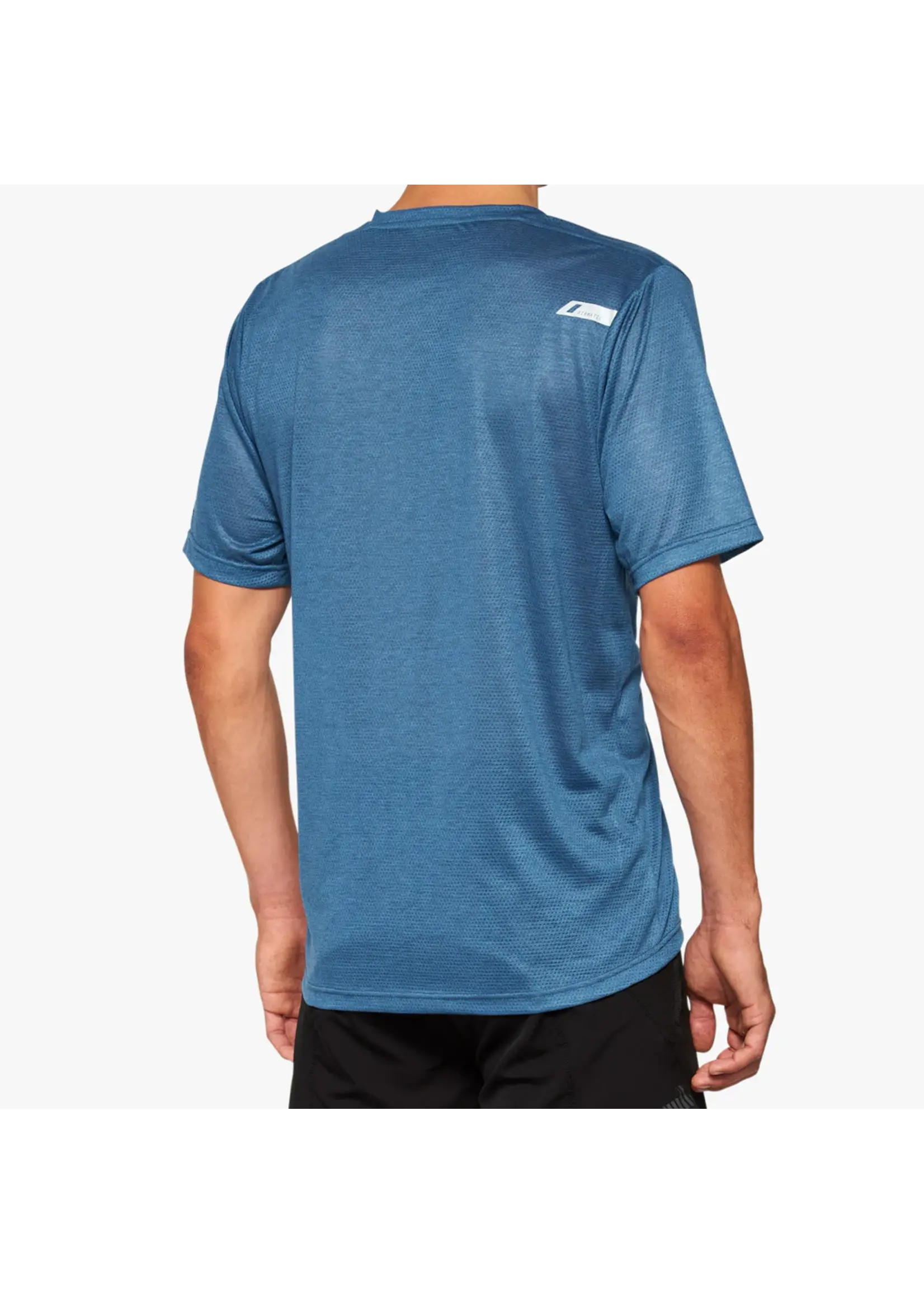 100 Percent 100% Airmatic All Mountain Short Sleeve Mesh Jersey Slate Blue