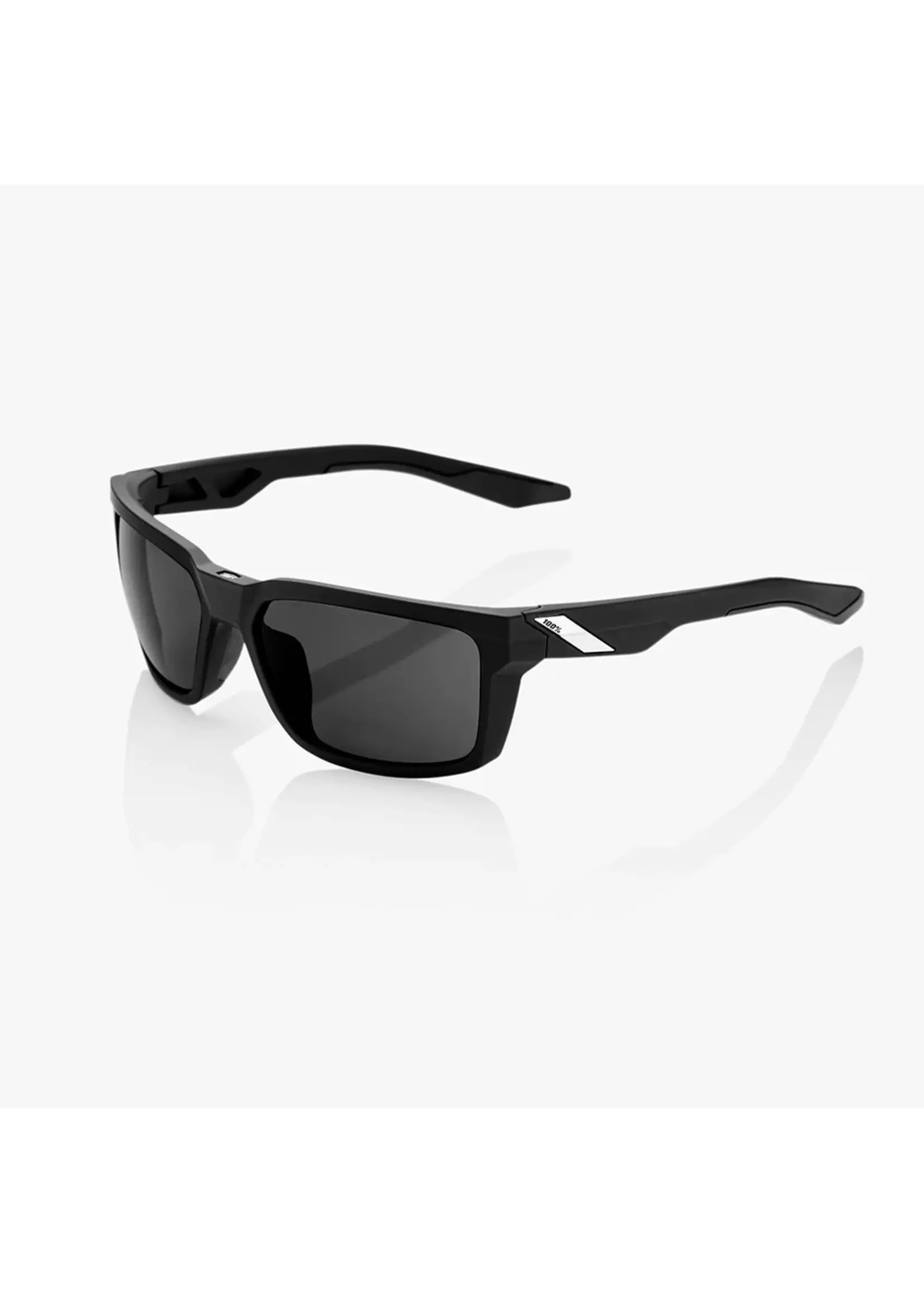 100 Percent 100% Daze Sunglasses, Soft Tact Black frame - Smoke Lens