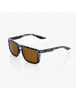 100 Percent 100% RenShaw Sunglasses, Matte Black Havana frame - Bronze Lens