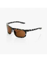 100 Percent 100% Hakan Sunglasses, Matte Black Havana frame - Bronze Lens