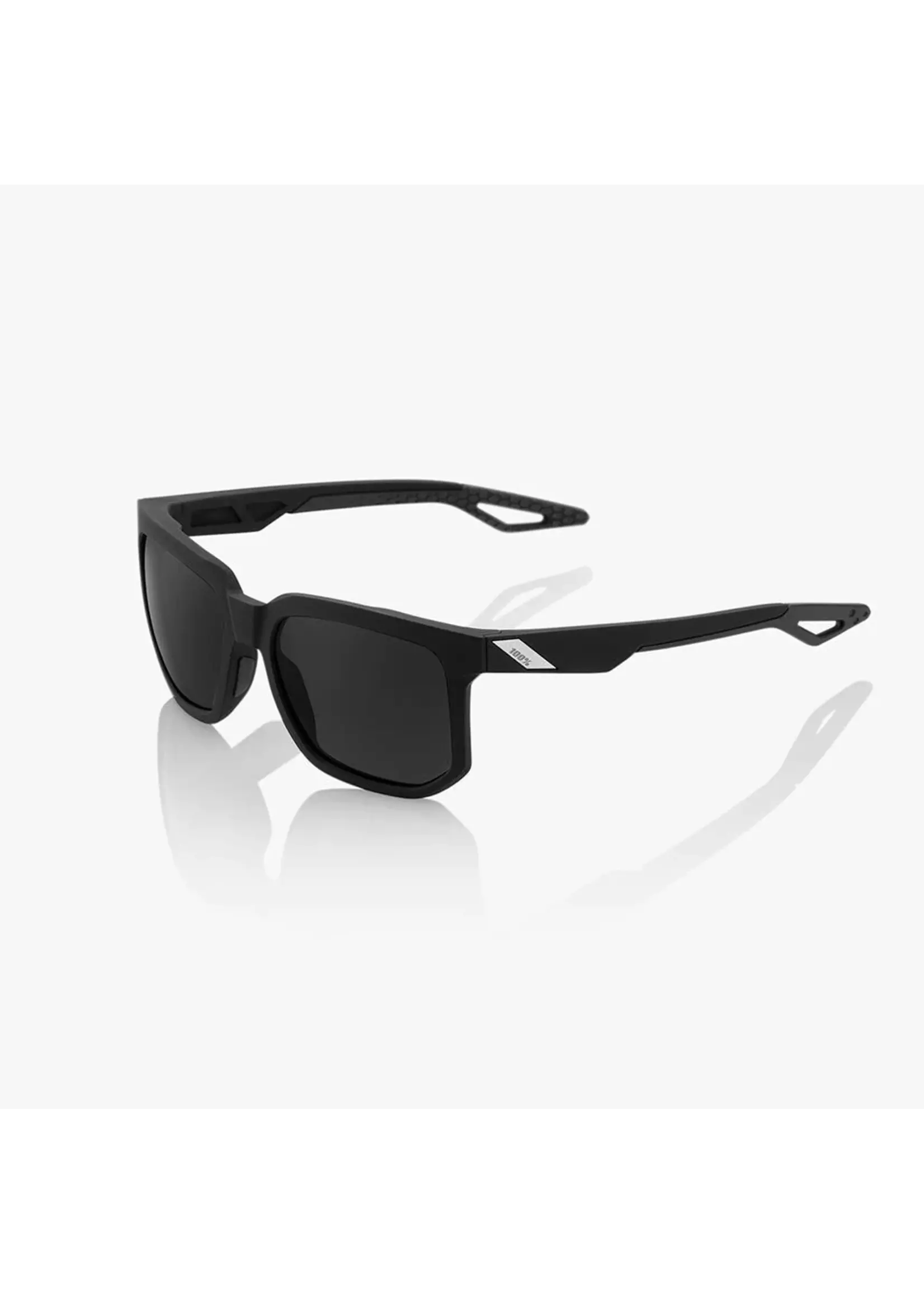 100 Percent 100% Centric Sunglasses, Matte Black frame - Smoke lens
