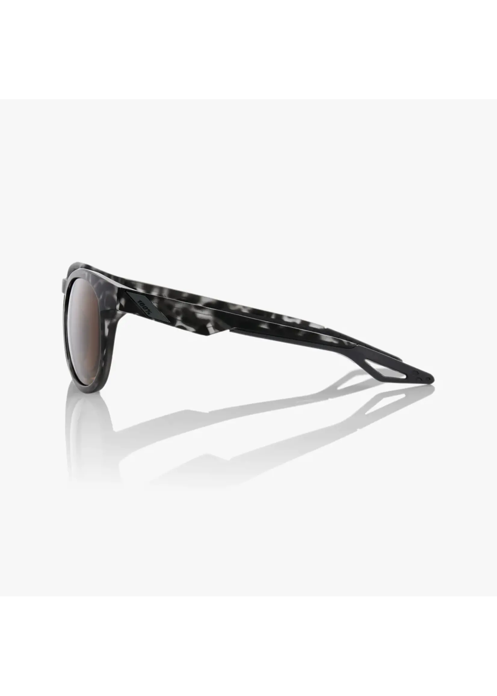 100 Percent 100% Campo Sunglasses, Matte Black Havana frame - Bronze Lens