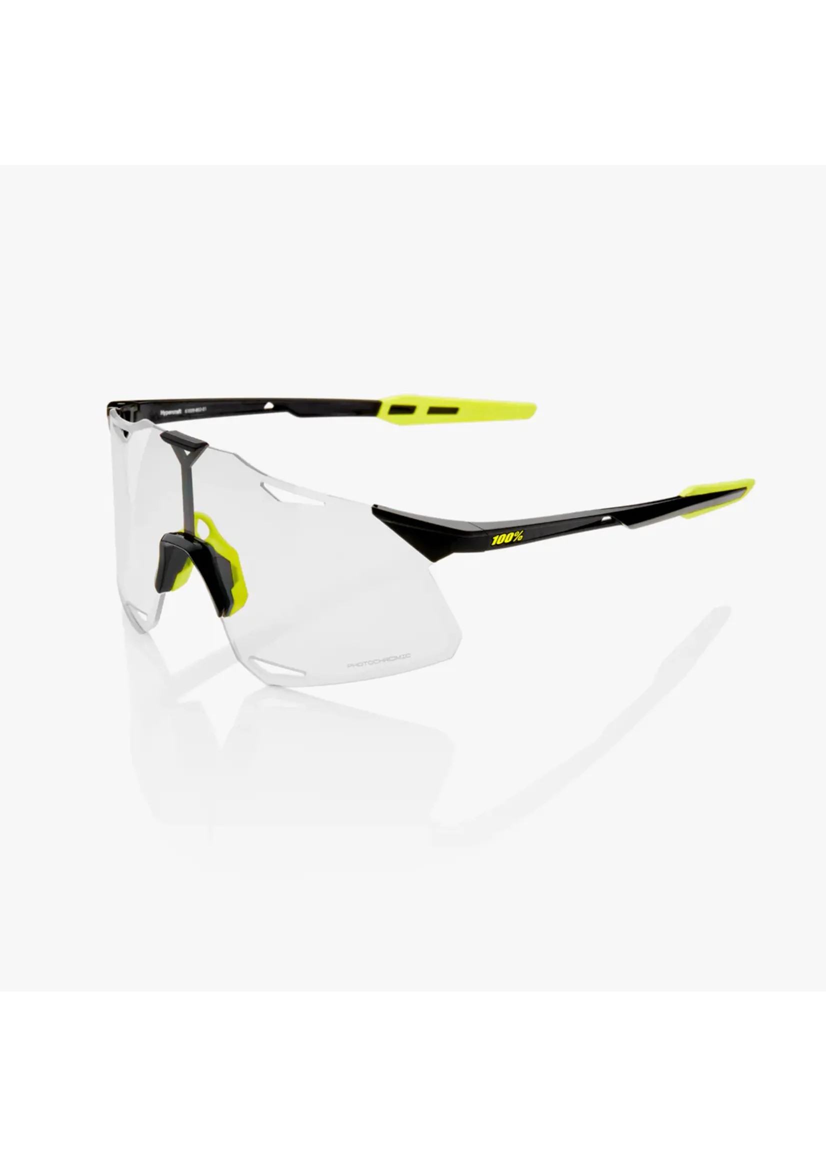 100 Percent 100% Hypercraft Sunglasses - Gloss Black - Photochromic Lens