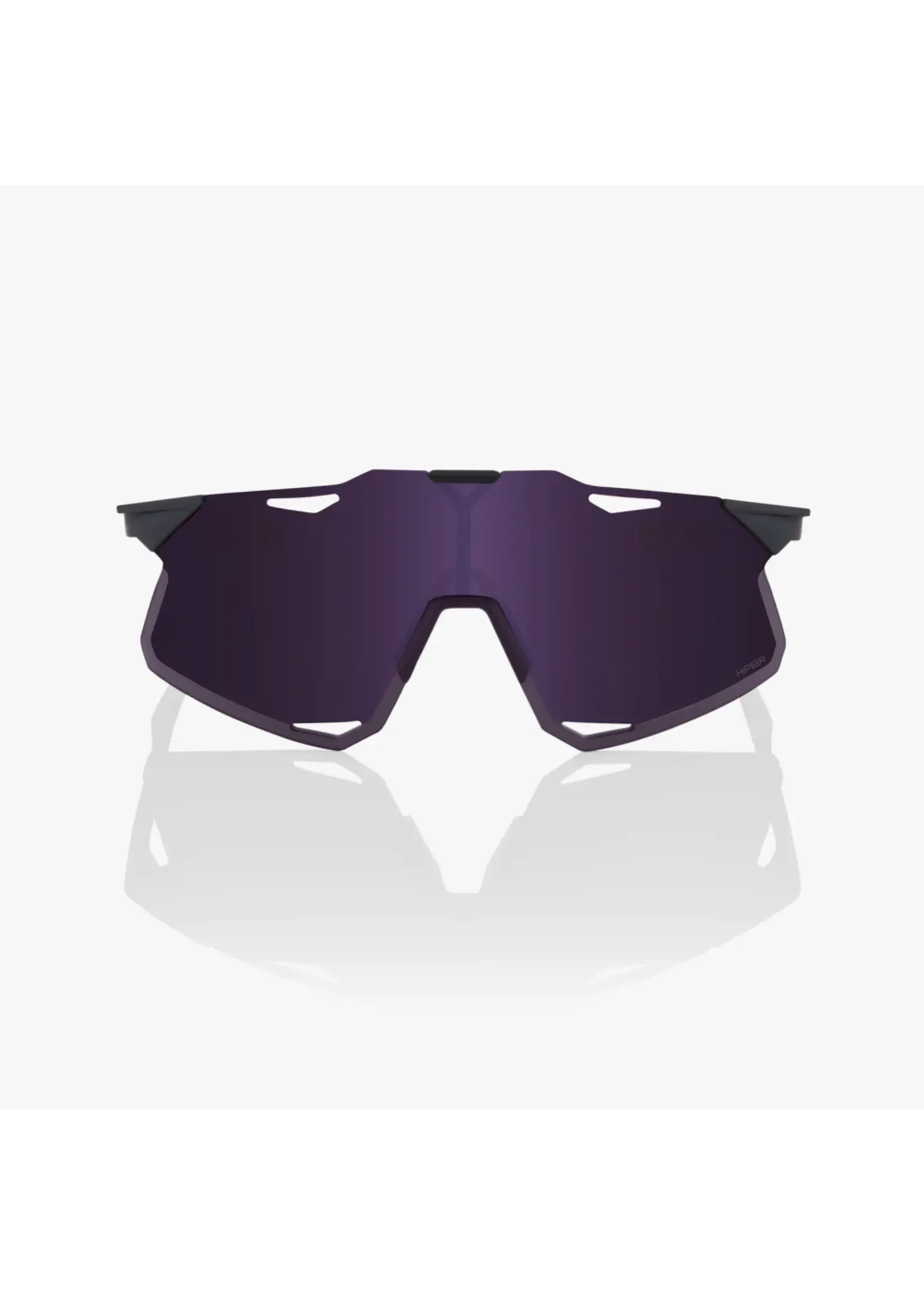 100 Percent 100% Hypercraft Sunglasses - Matte Metallic Digital Brights - Dark Purple Lens