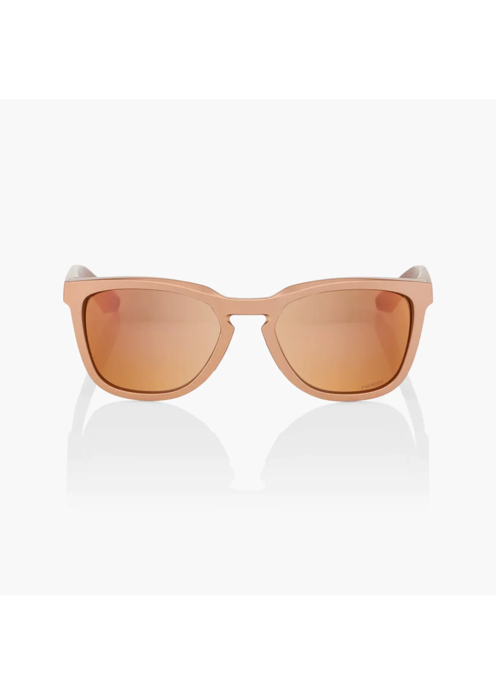 100 Percent 100% Hudson Sunglasses - Matte Copper Chromium - HiPER Copper Mirror Lens