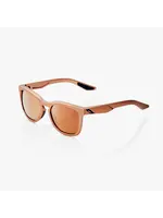 100 Percent 100% Hudson Sunglasses - Matte Copper Chromium - HiPER Copper Mirror Lens