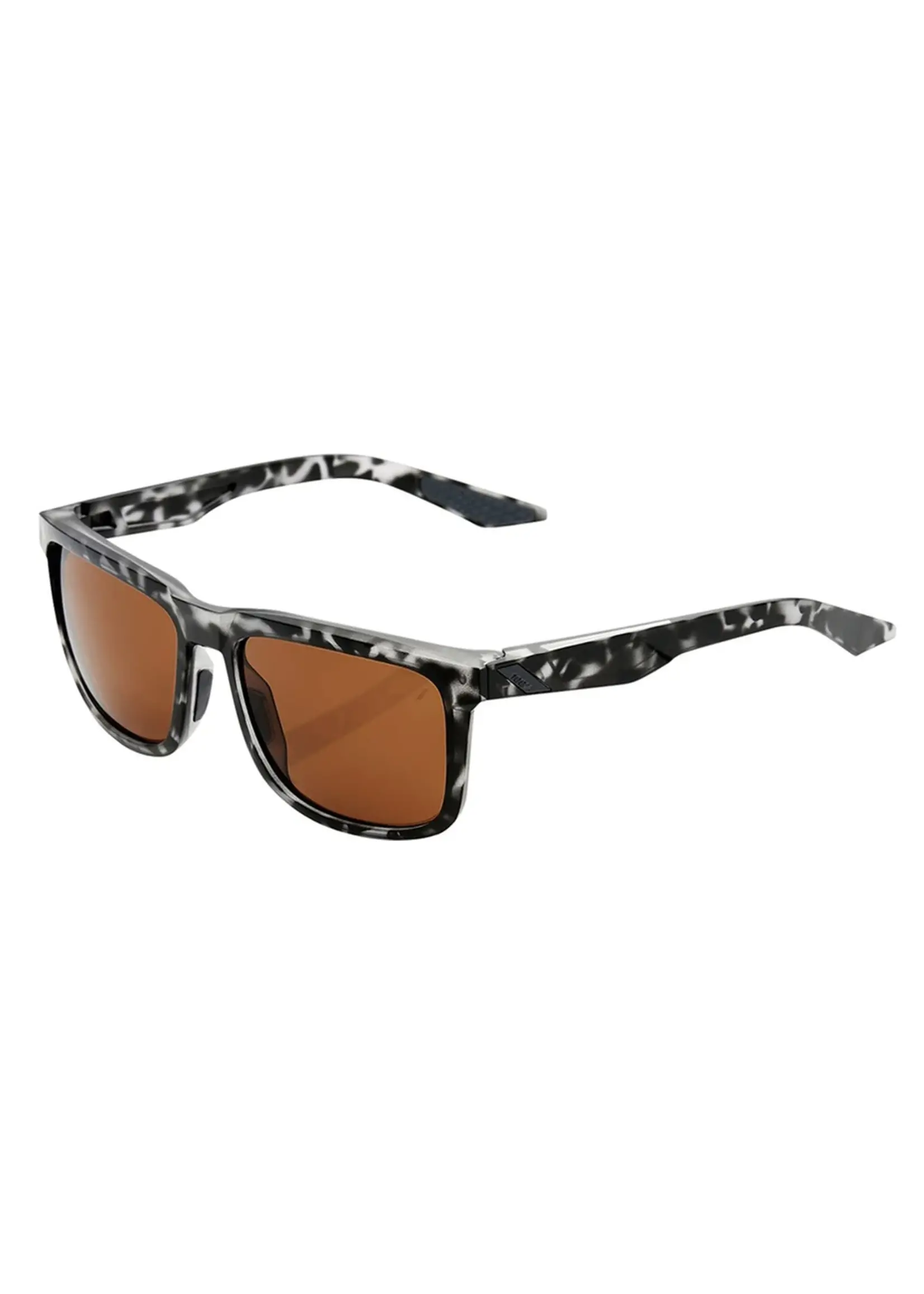 100 Percent 100% Blake Sunglasses, Matte Black Havana frame - Bronze Lens