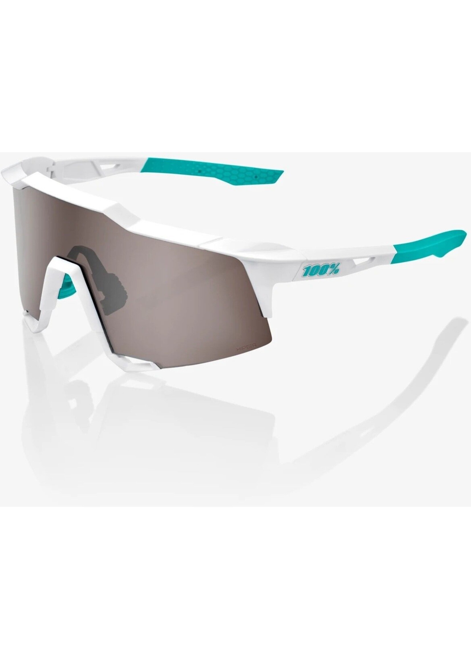 100 Percent 100% SpeedCraft Sunglasses, SE BORA Hans Grohe Team White - HiPER Silver Mirror Lens