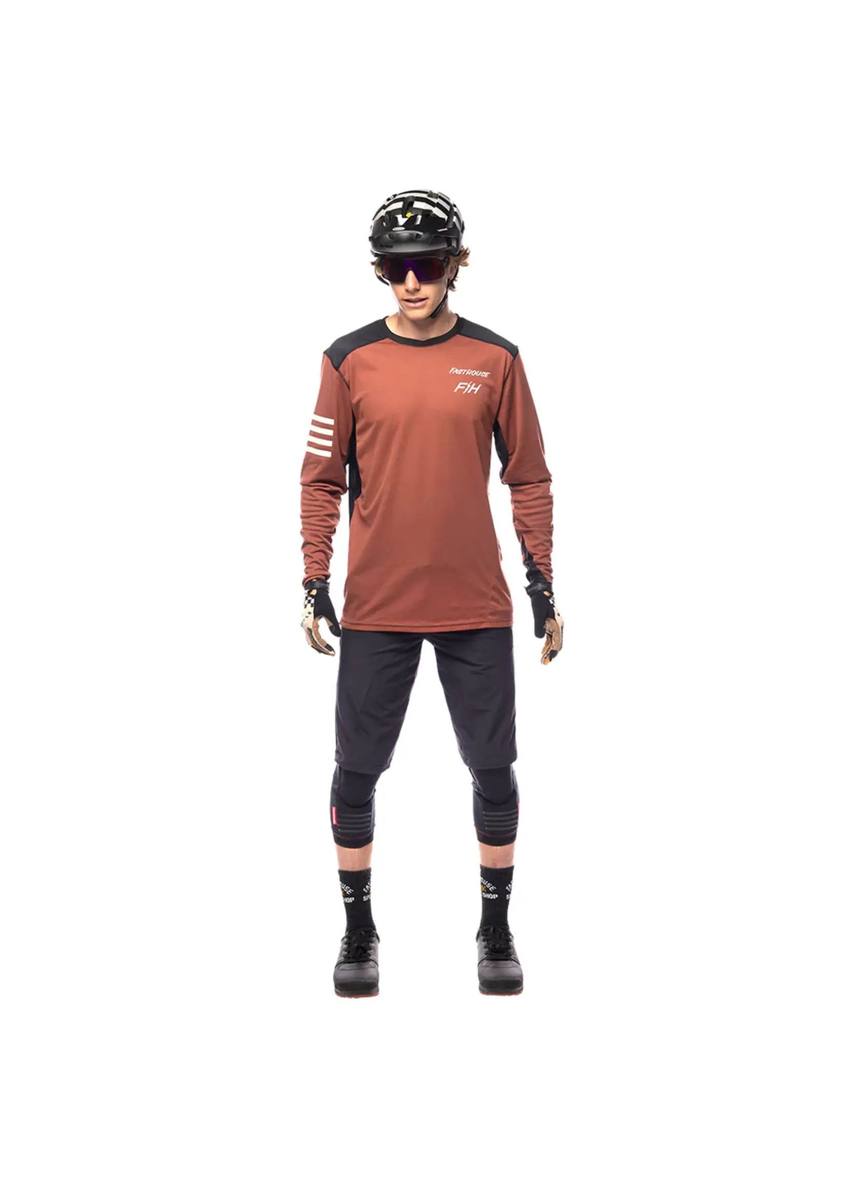 Fasthouse FASTHOUSE Alloy Rally Long Sleeve Jersey Clay/Black