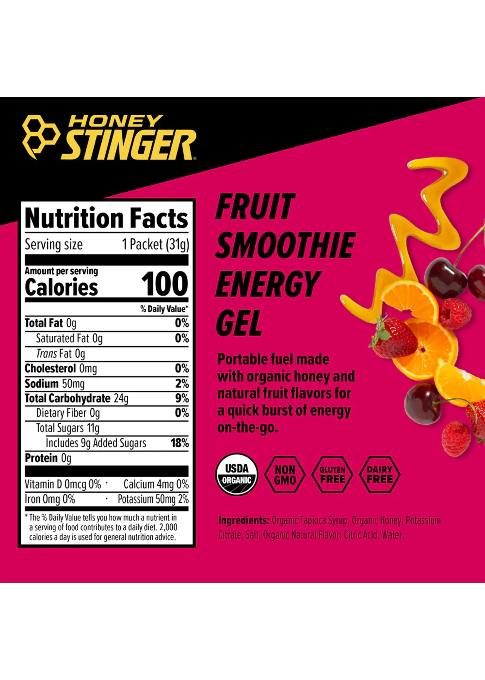 HONEY STINGER Energy Gels EACH