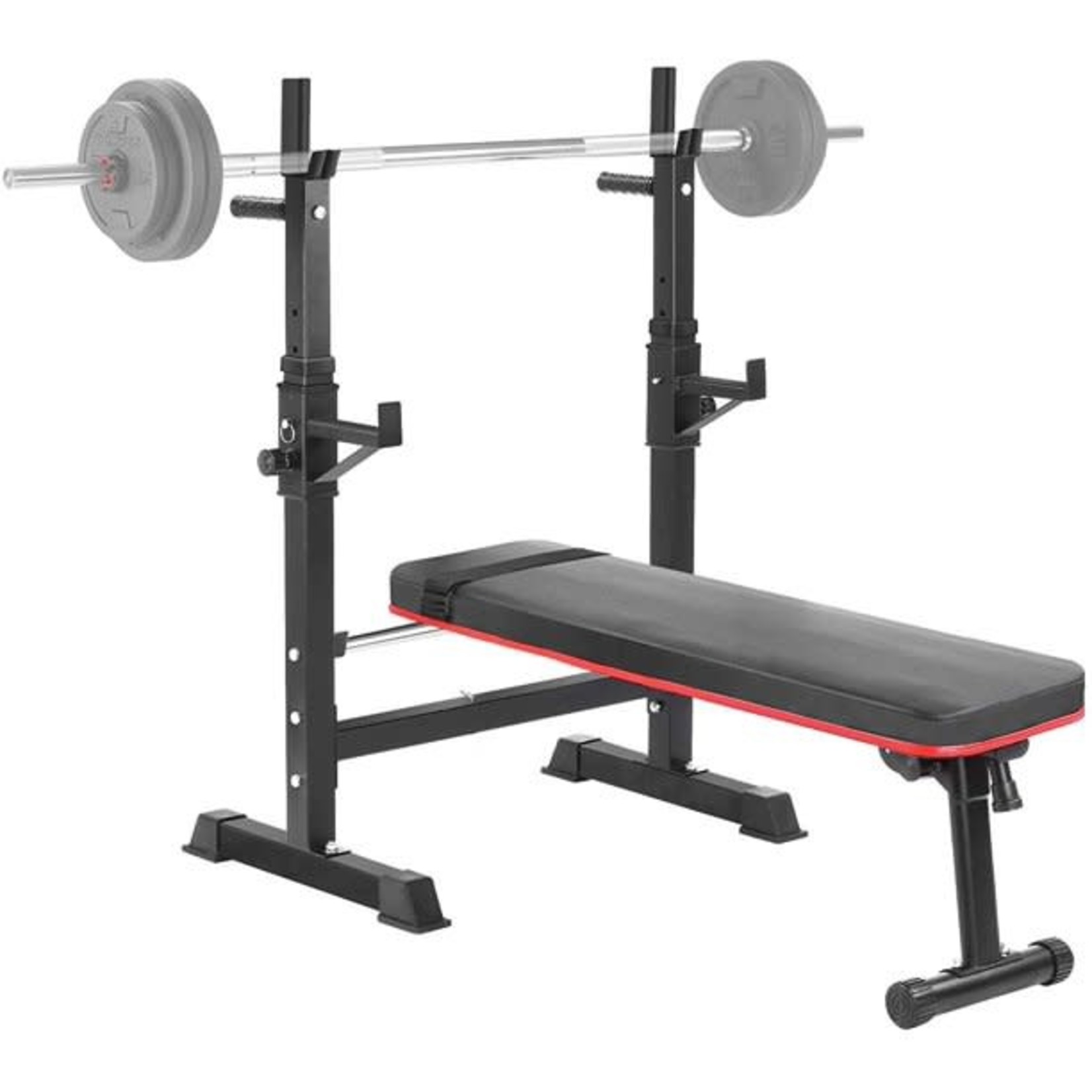 Weight Bench, Barbell Rack