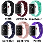 Apple Watch Solid Slim Silicone Bands