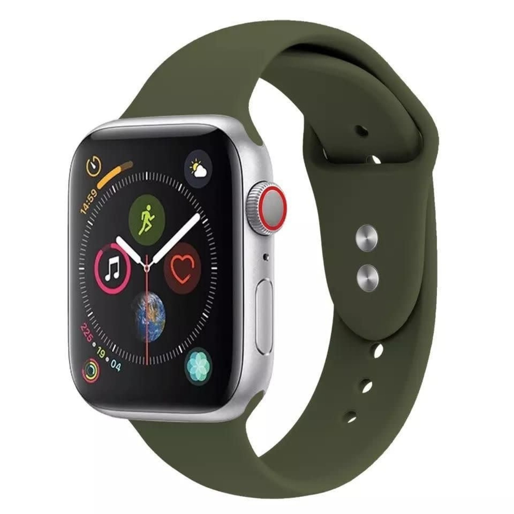 Apple Watch Solid Slim Silicone Bands