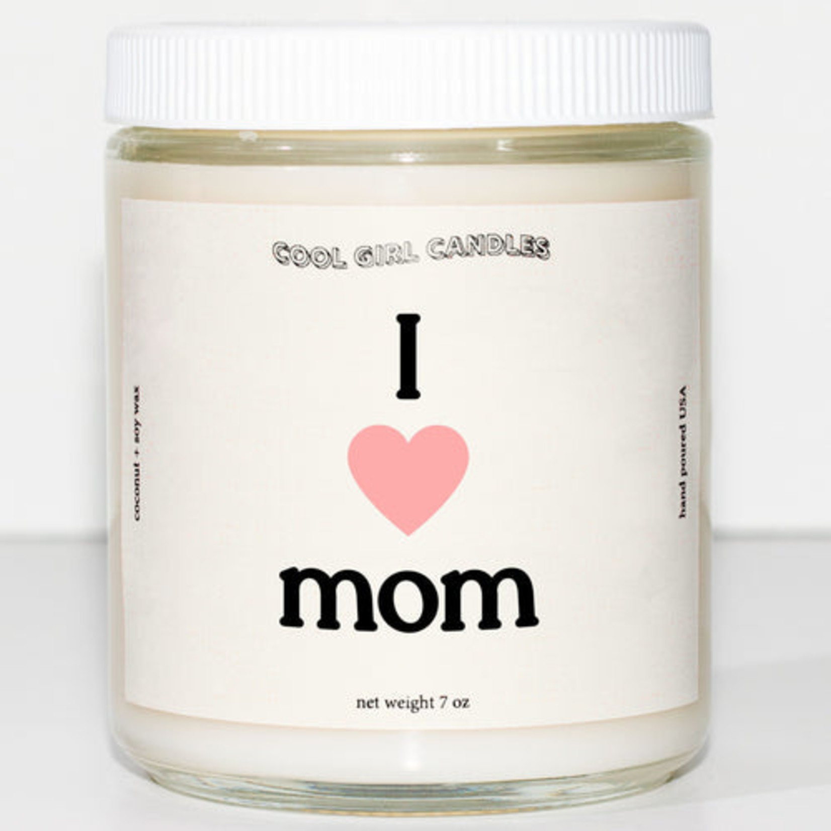 Cool Girl Candle I Love Mom Candle