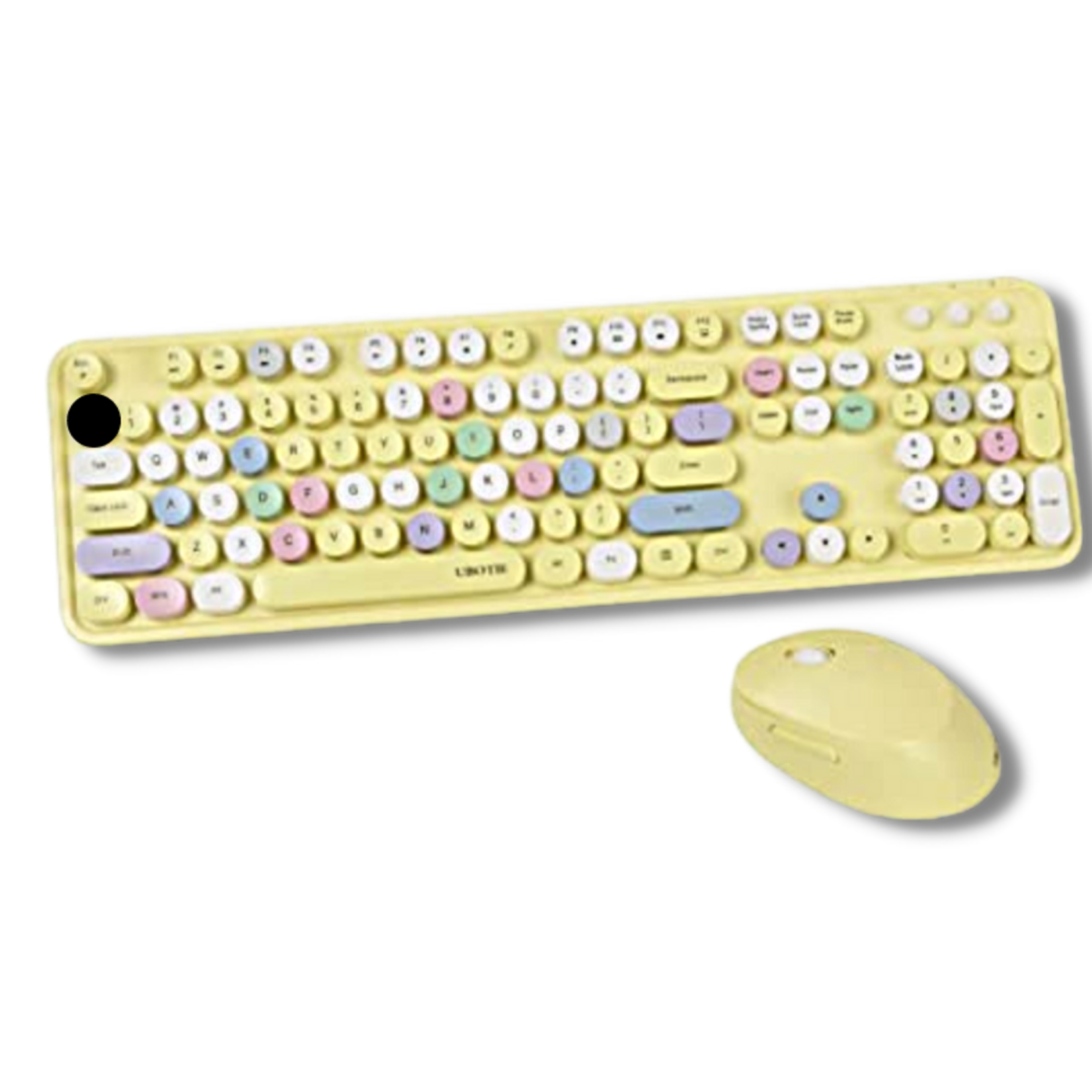 Colorful Wireless Keyboard & Mouse