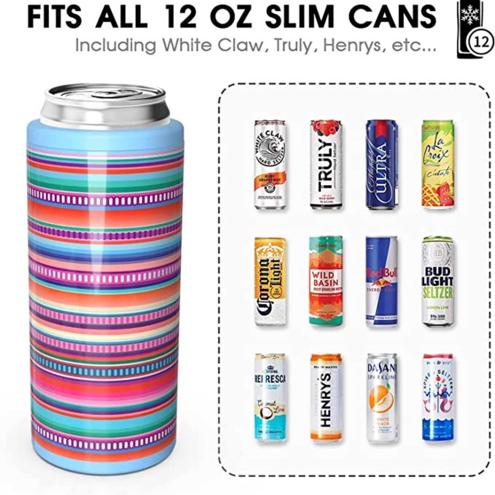 Skinny Can Cooler Tumbler