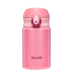 Diller Thermos Water Bottle - Pink Tumbler