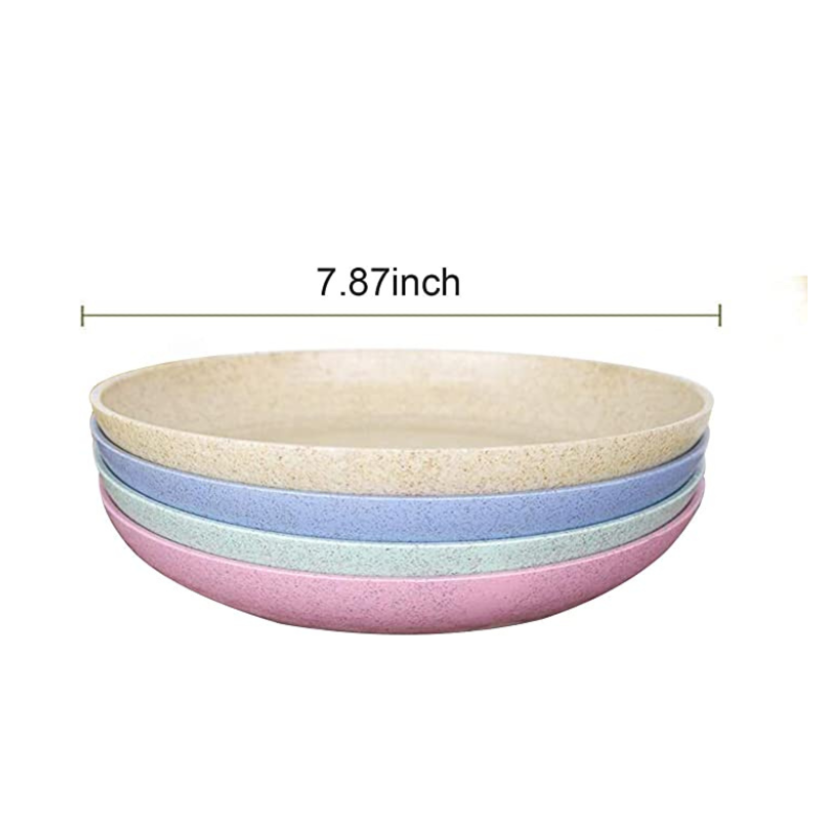 Wheat Straw Plates - 4 Pack