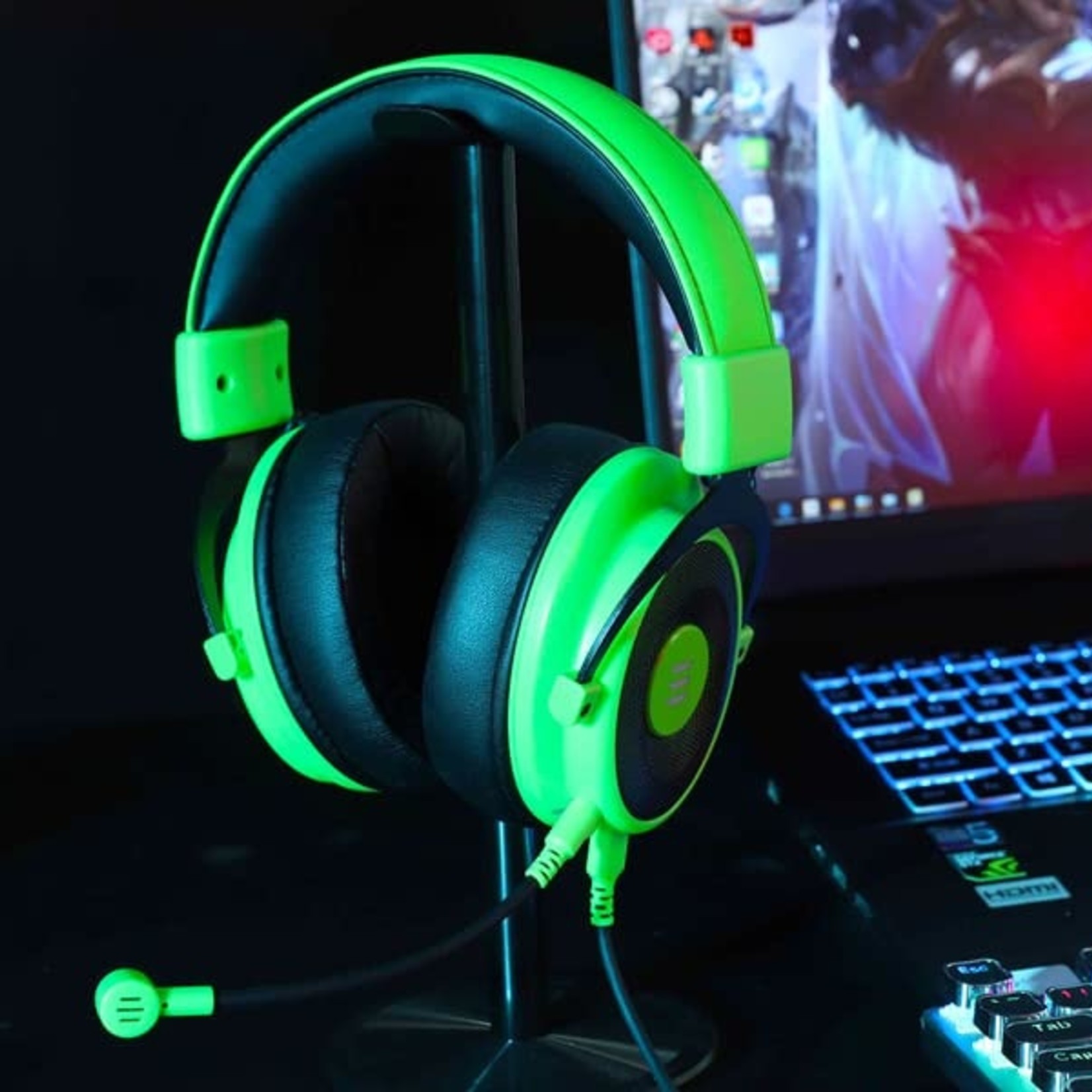 EKSA E900 Pro PS4, PS5, XBOX, PC, Laptop Gaming Headset - Green