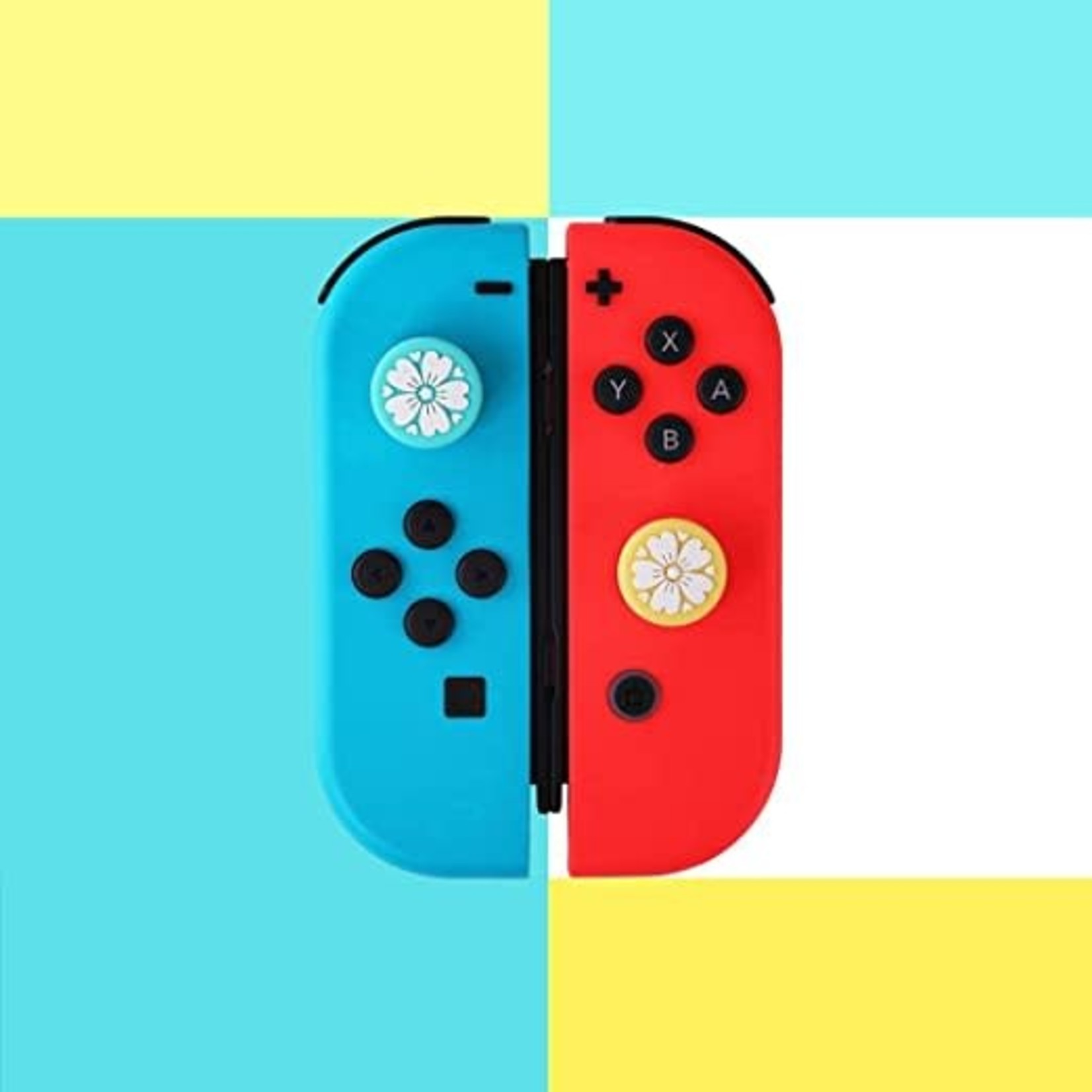Breaden Nintendo Switch Thumb Grip Caps - Flower