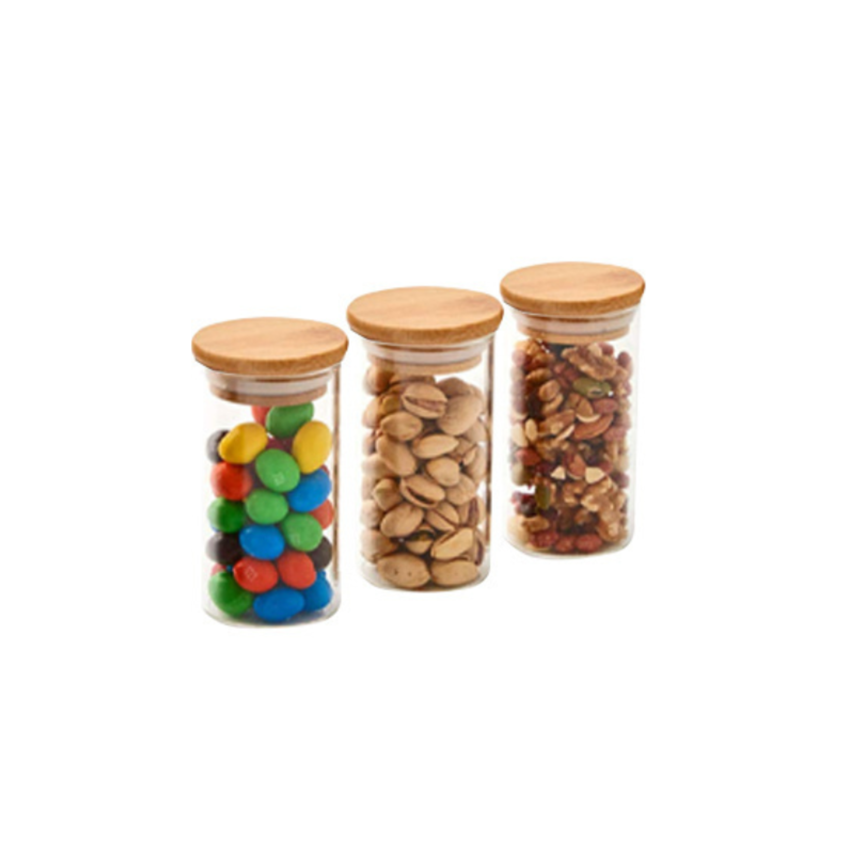 Buy Wholesale China Glass Jars Set,upgrade Spice Jars With Wood